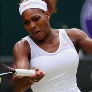 Nike Serena Williams VTG Wimbledon Women's Tennis Dress Size Large Bra Mesh